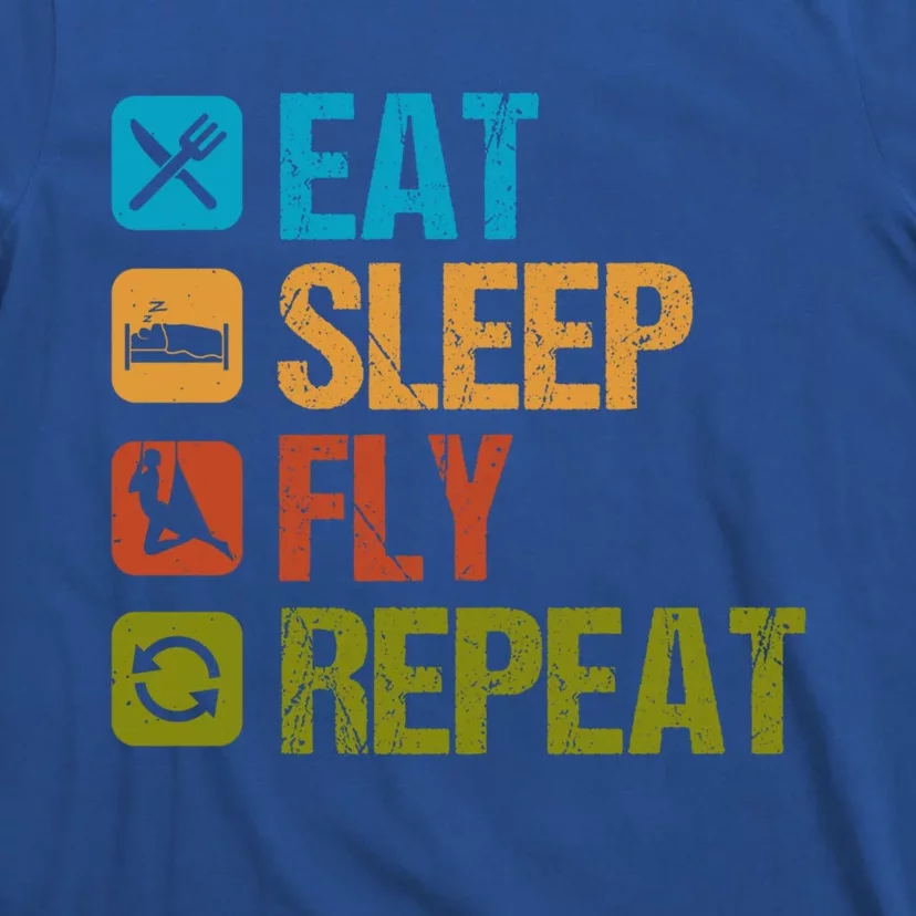 Aerial Yoga Eat Sleep Repeat Aerialist Trapeze Artist Cool Gift T-Shirt