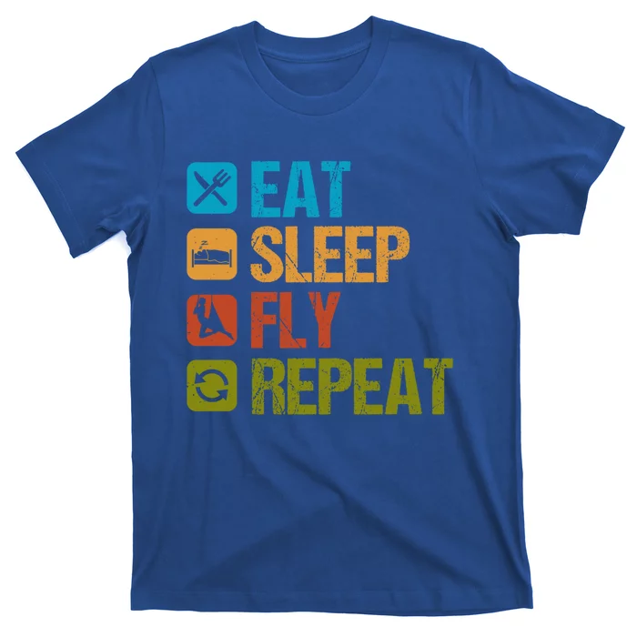 Aerial Yoga Eat Sleep Repeat Aerialist Trapeze Artist Cool Gift T-Shirt