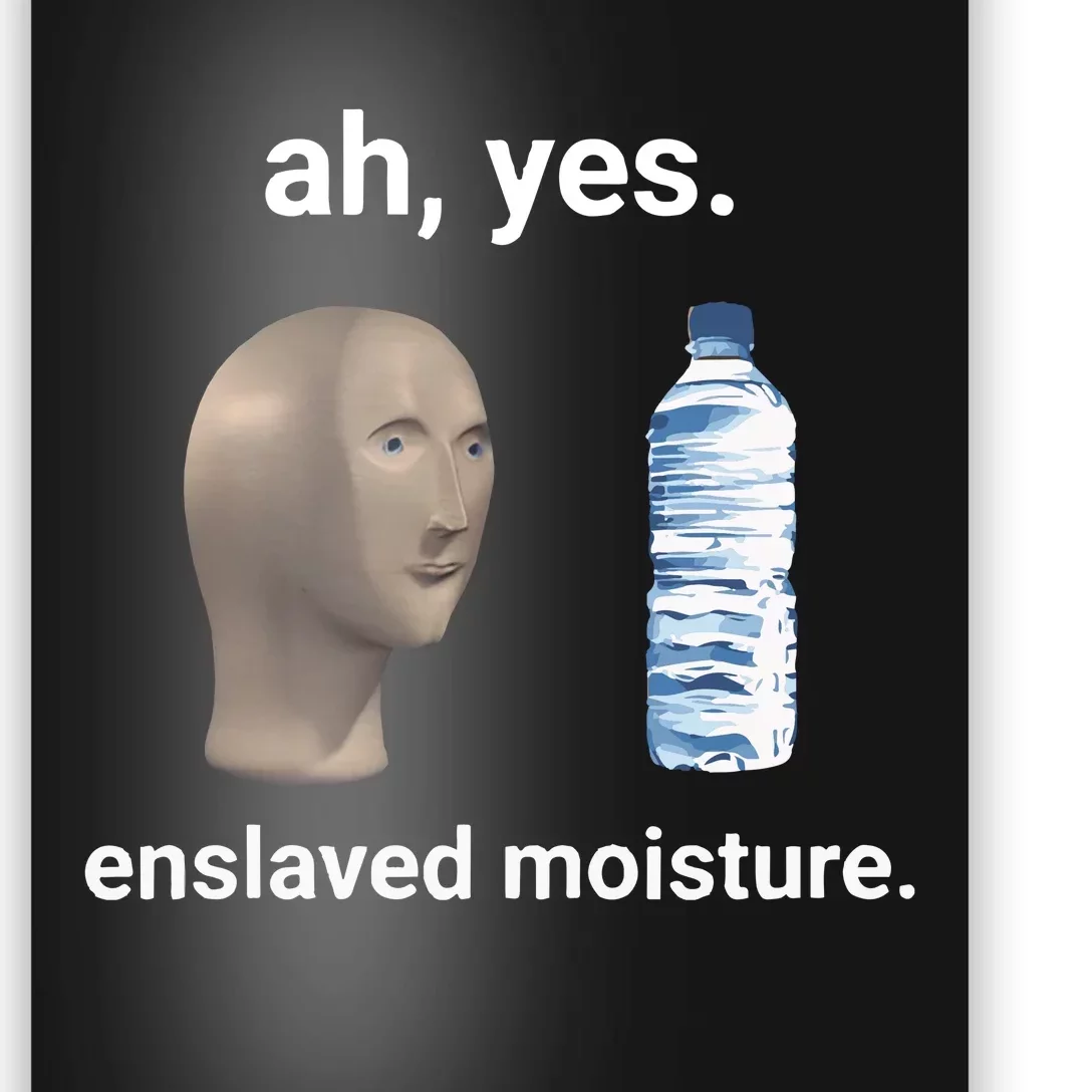 Ah Yes Enslaved Moisture Funny Dank Meme Poster