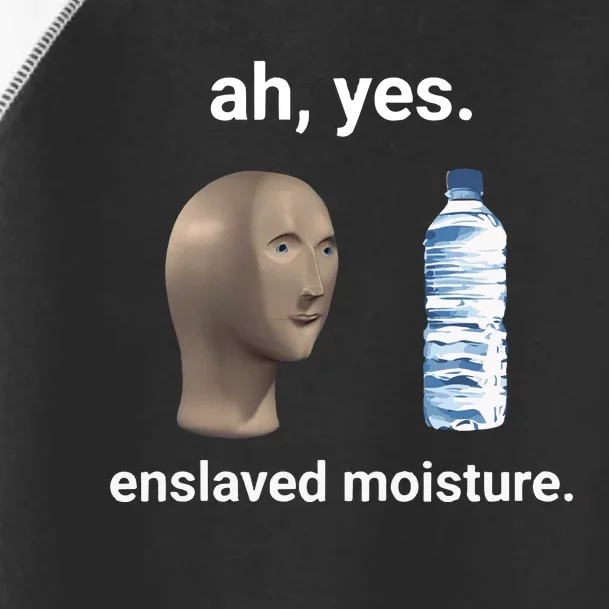 Ah Yes Enslaved Moisture Funny Dank Meme Toddler Fine Jersey T-Shirt