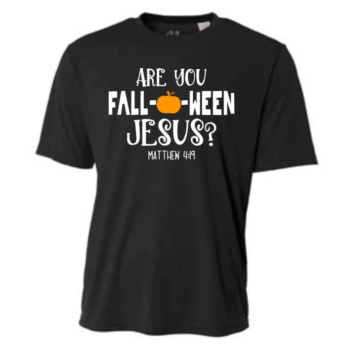 Are You FallOWeen Jesus Halloween Christian Pumpkin Lover Great Gift Cooling Performance Crew T-Shirt