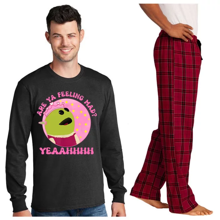 Are You Feeling Kinda Mad WhoS That Wonderful Girl Funny Long Sleeve Pajama Set