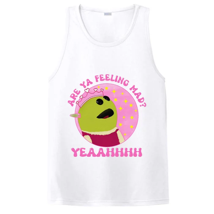 Are You Feeling Kinda Mad WhoS That Wonderful Girl Funny Cute Performance Tank