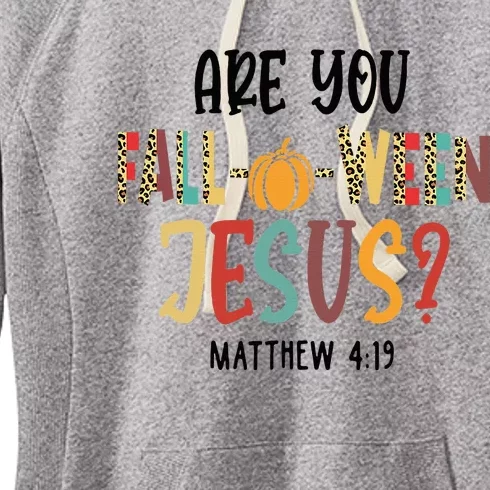 Are You FallOWeen Jesus Funny Pumpkin Christian Halloween Women's Fleece Hoodie