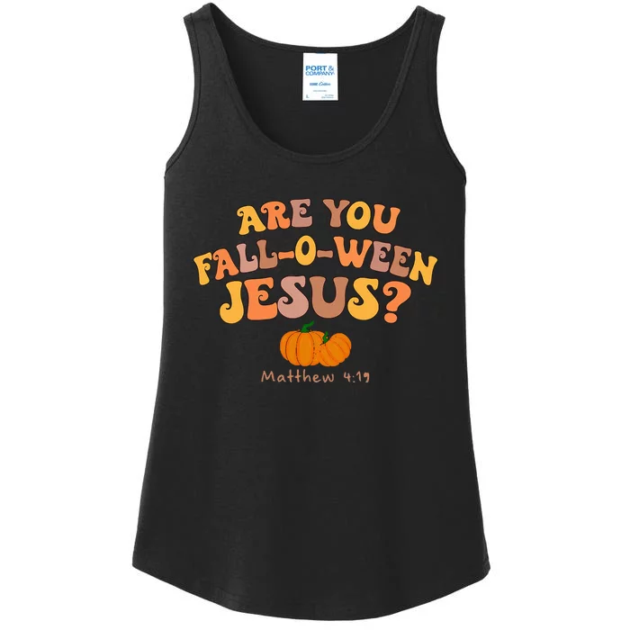 Are You Falloween Jesus Matthew Christian Faith Halloween Ladies Essential Tank