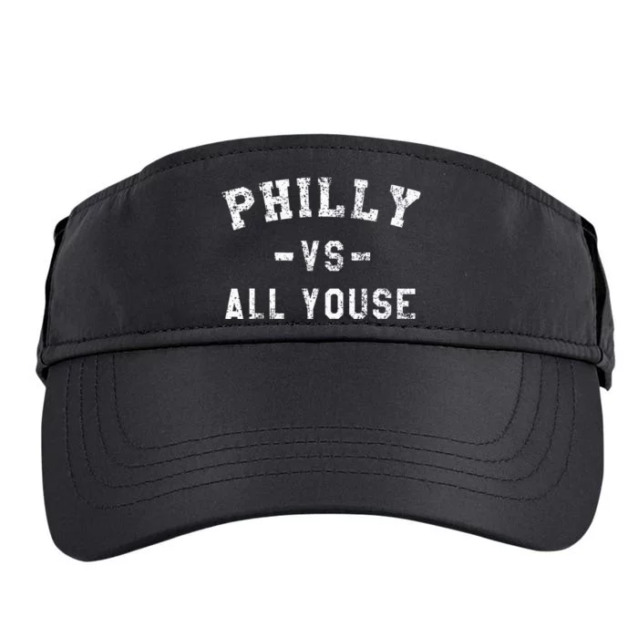 All Youse Funny Philadelphia Slang Adult Drive Performance Visor