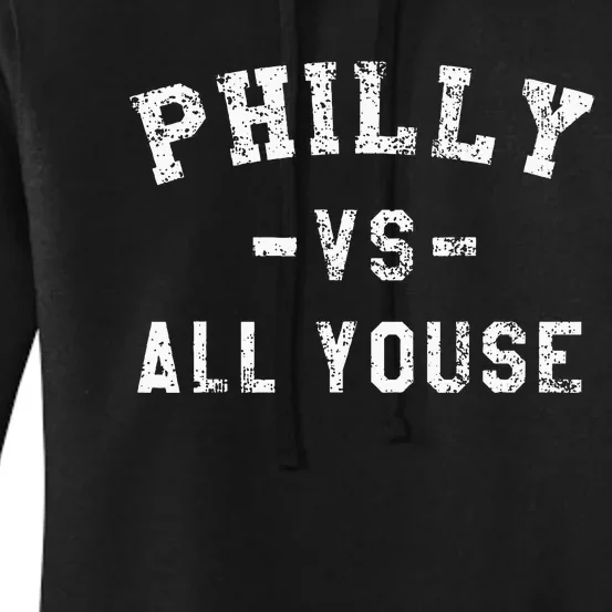 All Youse Funny Philadelphia Slang Women's Pullover Hoodie