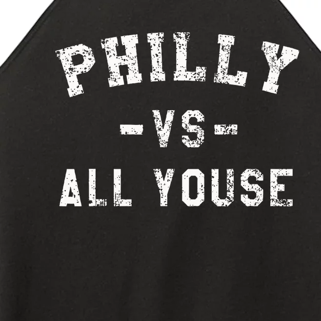 All Youse Funny Philadelphia Slang Women’s Perfect Tri Rocker Tank