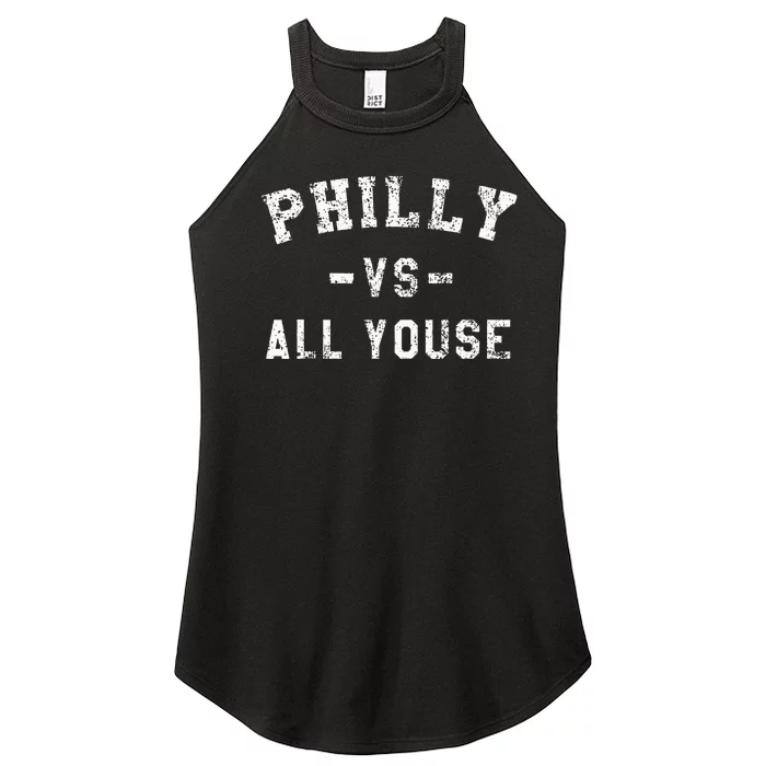 All Youse Funny Philadelphia Slang Women’s Perfect Tri Rocker Tank