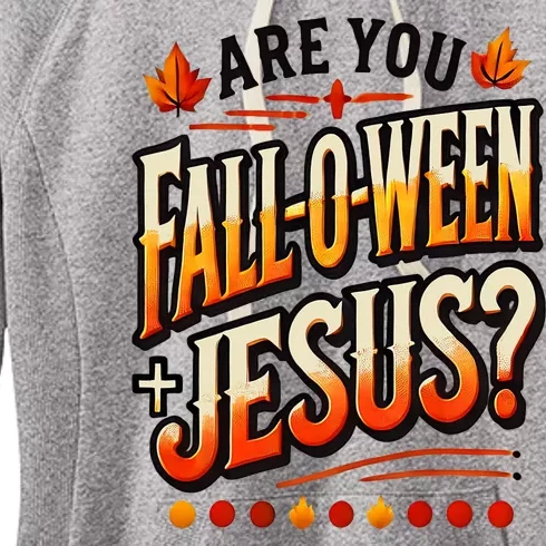 Are You Falloween Jesus Christian Fall Women's Fleece Hoodie