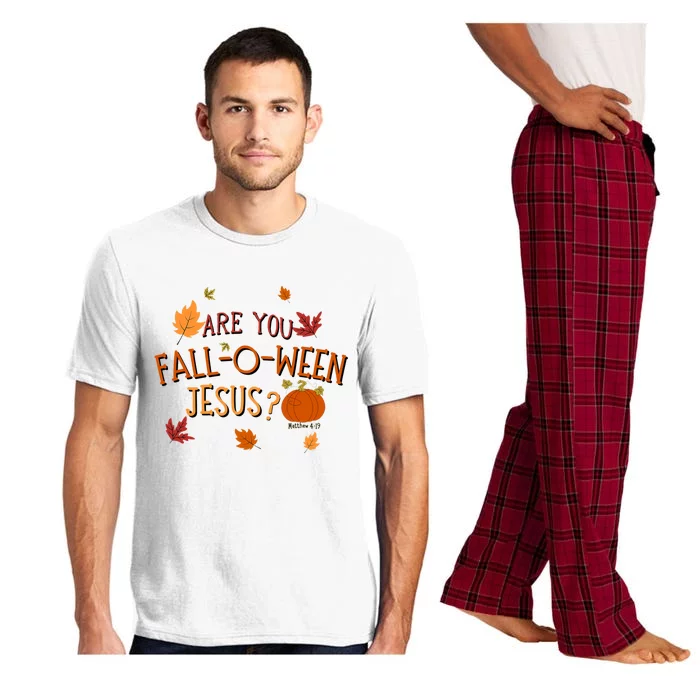 Are You Fall O Ween Jesus Christian Fall Halloween Pajama Set