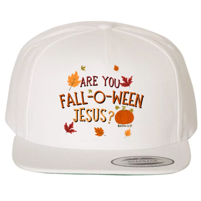 Are You Fall O Ween Jesus Christian Fall Halloween Wool Snapback Cap