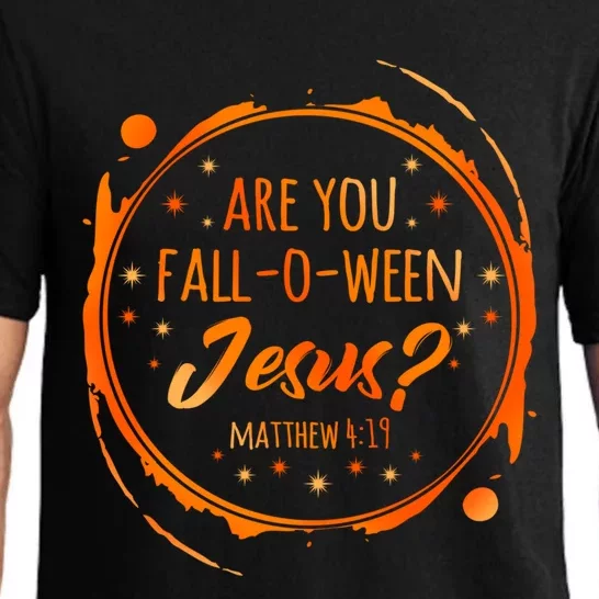 Are You FallOWeen Jesus Christian Halloween Party Costume Pajama Set