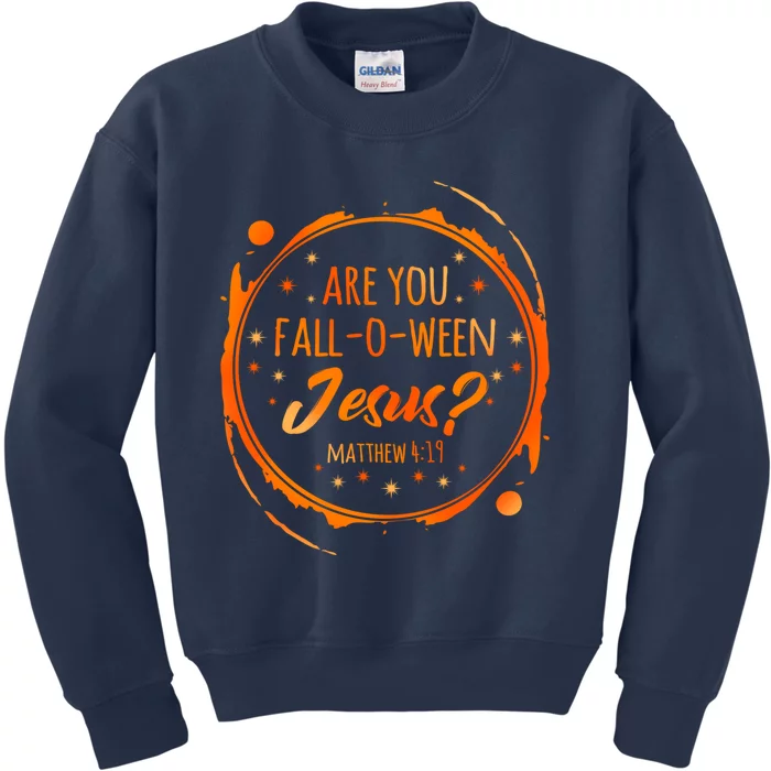 Are You FallOWeen Jesus Christian Halloween Party Costume Kids Sweatshirt