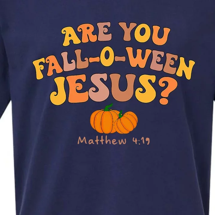 Are you Falloween Jesus Matthew Christian Faith Halloween Sueded Cloud Jersey T-Shirt