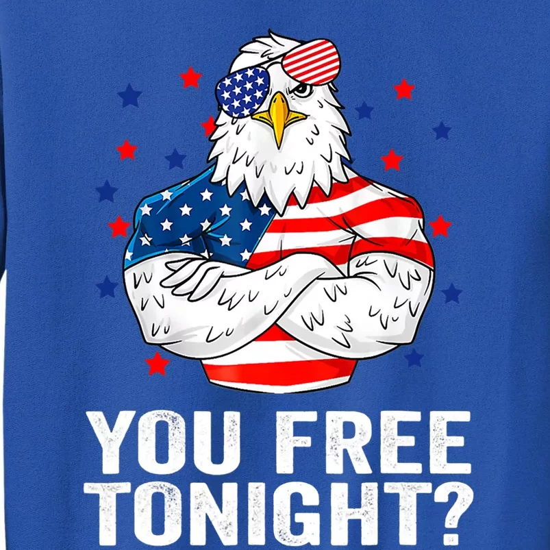 Are You Free Tonight 4th Of July Independence Day Bald Eagle Funny Gift Sweatshirt