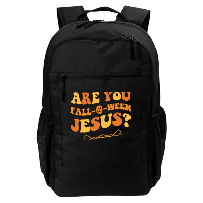 Are You Falloween Jesus? Cute Funny Halloween Fall Daily Commute Backpack