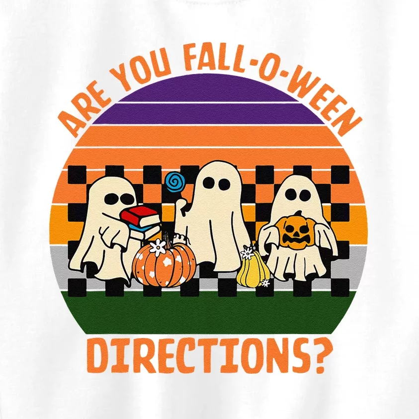 Are You FallOWeen Directions Kids Sweatshirt