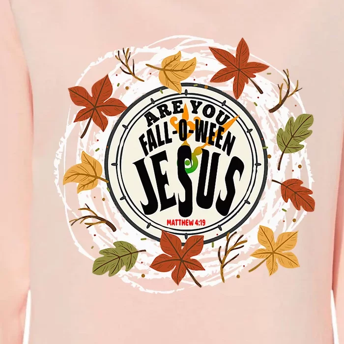 Are You FALLOWEEN JESUS Matthew 419 Christian Bible Fall Womens California Wash Sweatshirt