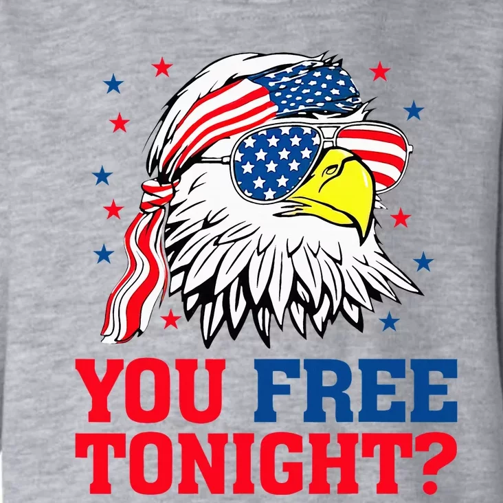 Are You Free Tonight 4th Of July Independence Day Bald Eagle Toddler Hoodie