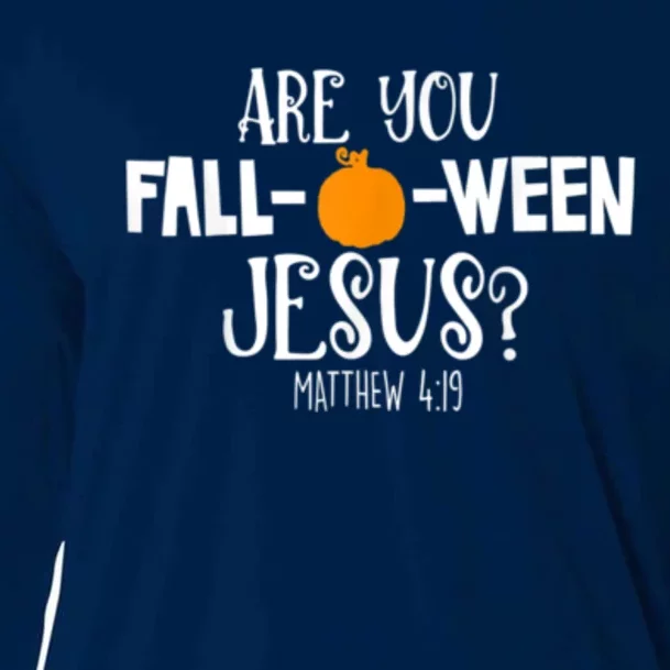 Are You Falloween Jesus Halloween Cooling Performance Long Sleeve Crew