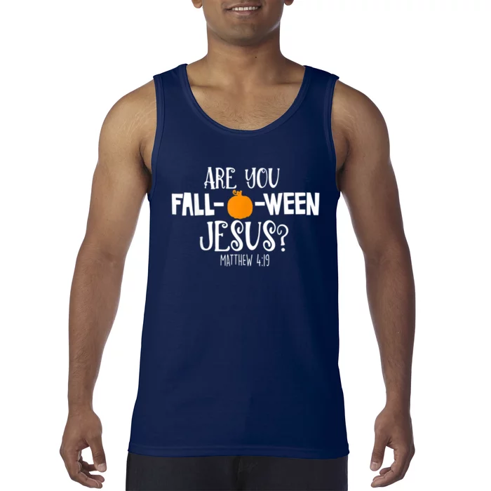 Are You Falloween Jesus Halloween Tank Top