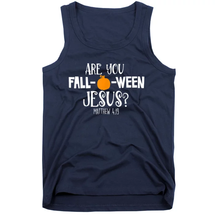 Are You Falloween Jesus Halloween Tank Top