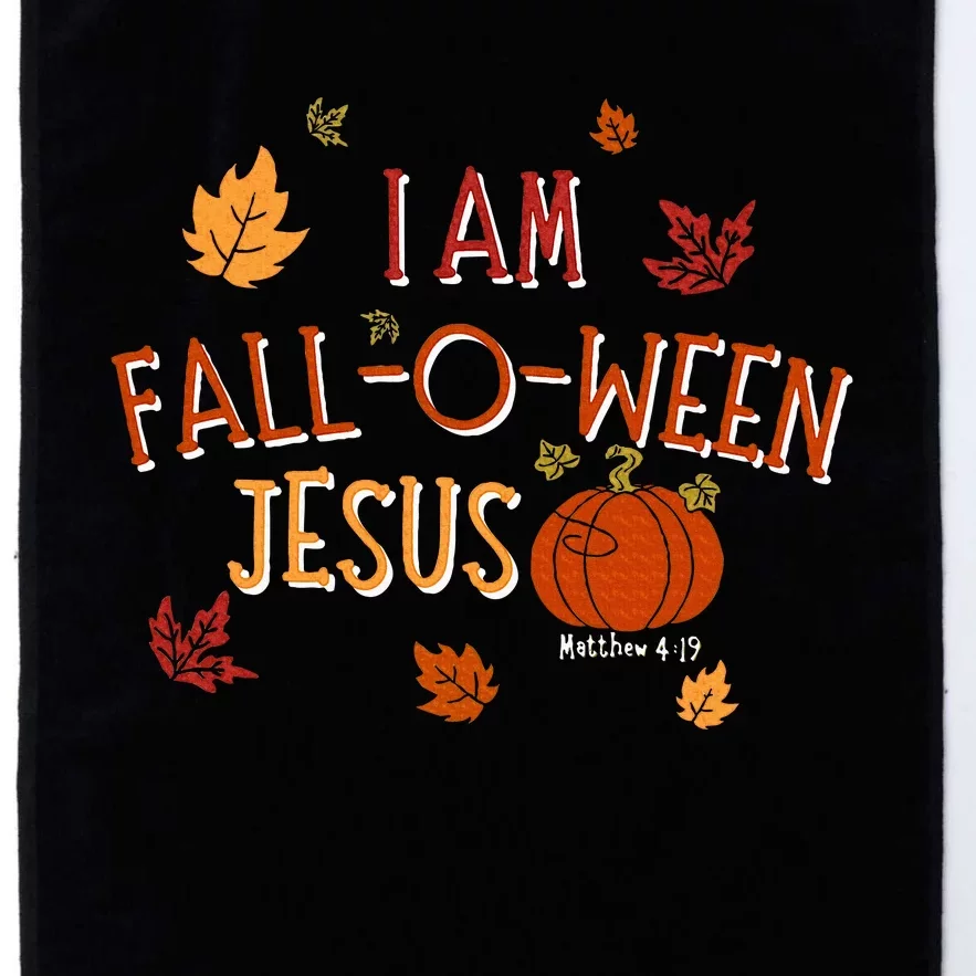 Are You Fall O Ween Jesus Matthew 419 Funny Halloween Gifts Platinum Collection Golf Towel