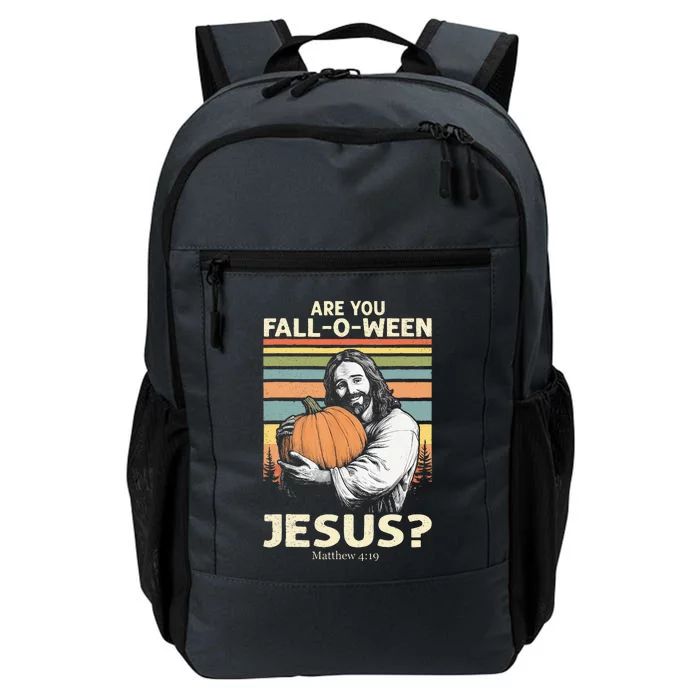 Are You Falloween Jesus Christian Halloween Pumpkin Daily Commute Backpack