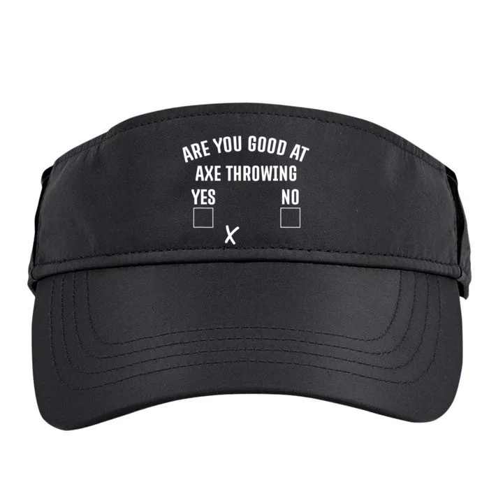 Are You Good At Axe Throwing? Adult Drive Performance Visor