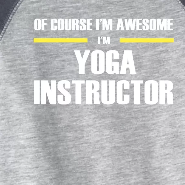 Awesome Yoga Instructor Gift Toddler Fine Jersey T-Shirt