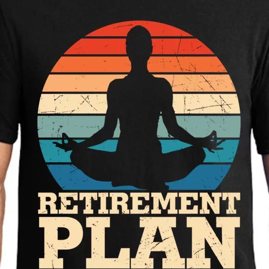 Acro Yoga Is My Retiret Plan Training Pranayama Joga Gift Pajama Set