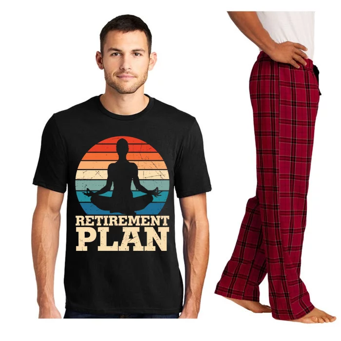 Acro Yoga Is My Retiret Plan Training Pranayama Joga Gift Pajama Set