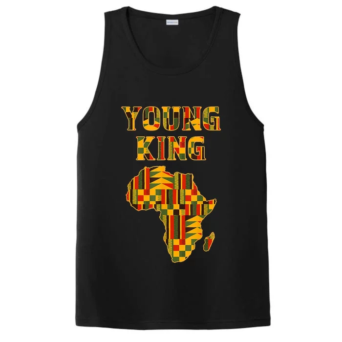 African Young King Performance Tank