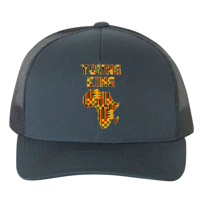 African Young King Yupoong Adult 5-Panel Trucker Hat