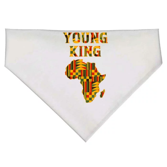 African Young King USA-Made Doggie Bandana