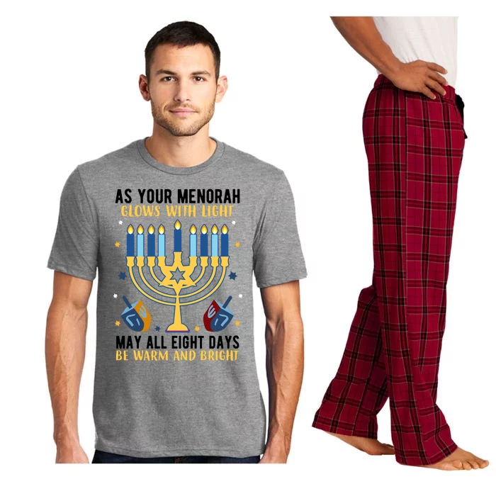 As Your Menorah Glows With Light May All Eight Days Be Warm And Bright Pajama Set