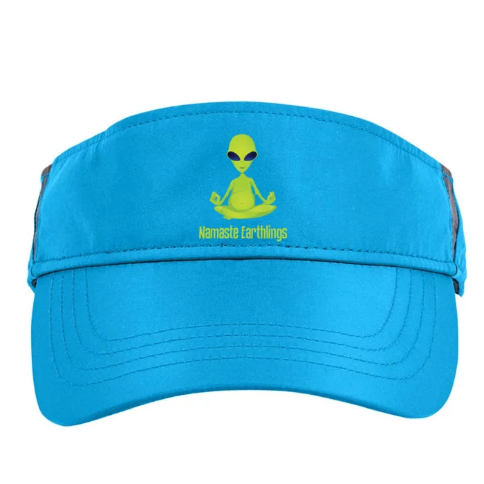 Alien Yoga Meditation Namaste Gift Adult Drive Performance Visor