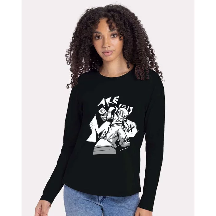 Are You Mad Dubz Womens Cotton Relaxed Long Sleeve T-Shirt