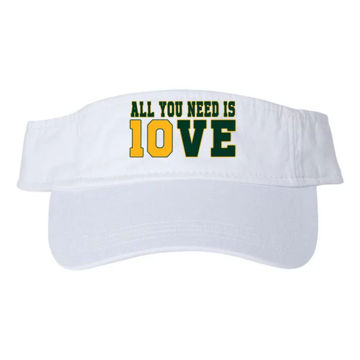 All You Need Is 10ve Funny Valucap Bio-Washed Visor