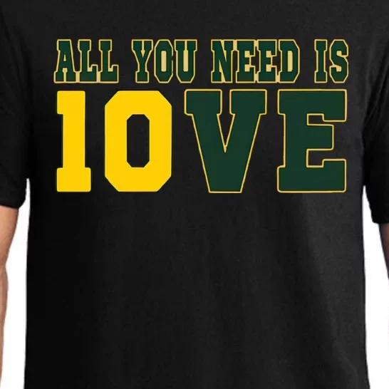 All You Need Is Love Green Bay Pajama Set