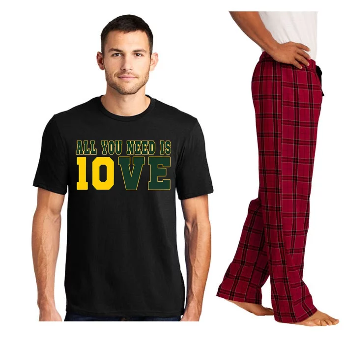 All You Need Is Love Green Bay Pajama Set