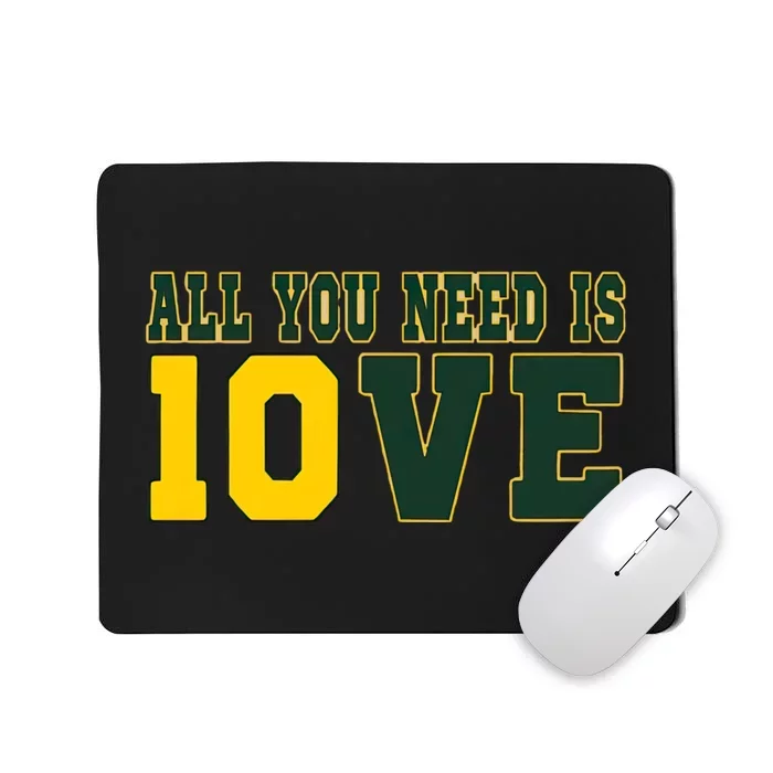 All You Need Is Love Green Bay Mousepad