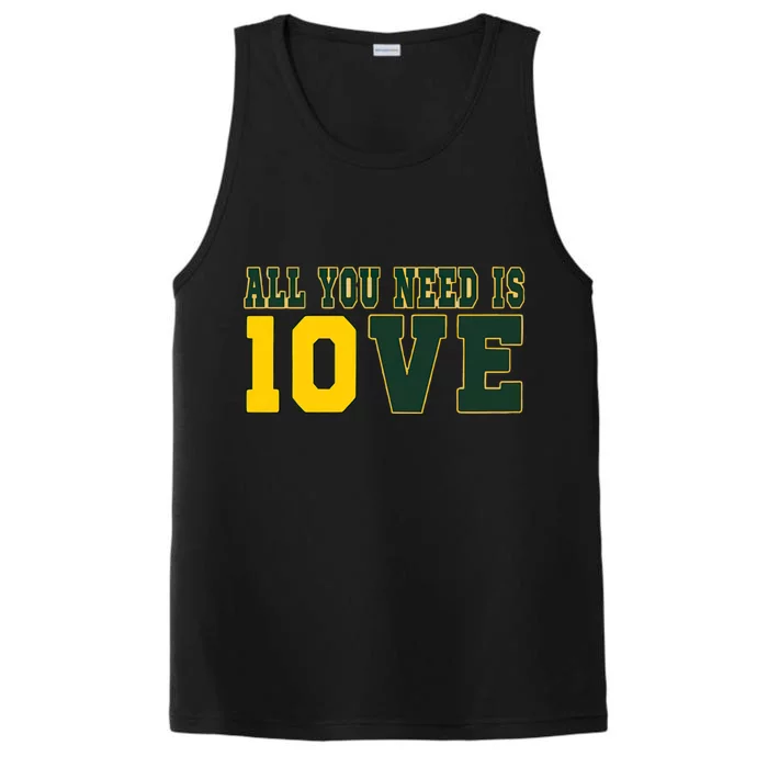 All You Need Is Love Green Bay Performance Tank