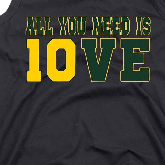 All You Need Is Love Green Bay Tank Top