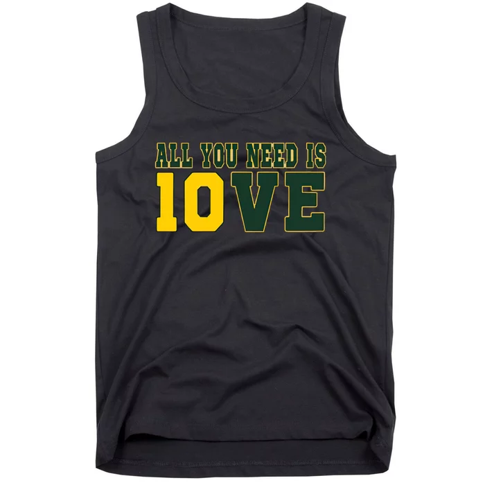 All You Need Is Love Green Bay Tank Top