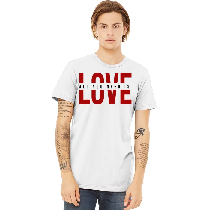 All You Need Is Love Cute Gift Premium T-Shirt