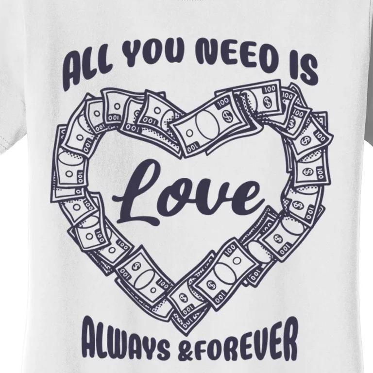 All You Need Is Love Alway And Forever Women's T-Shirt