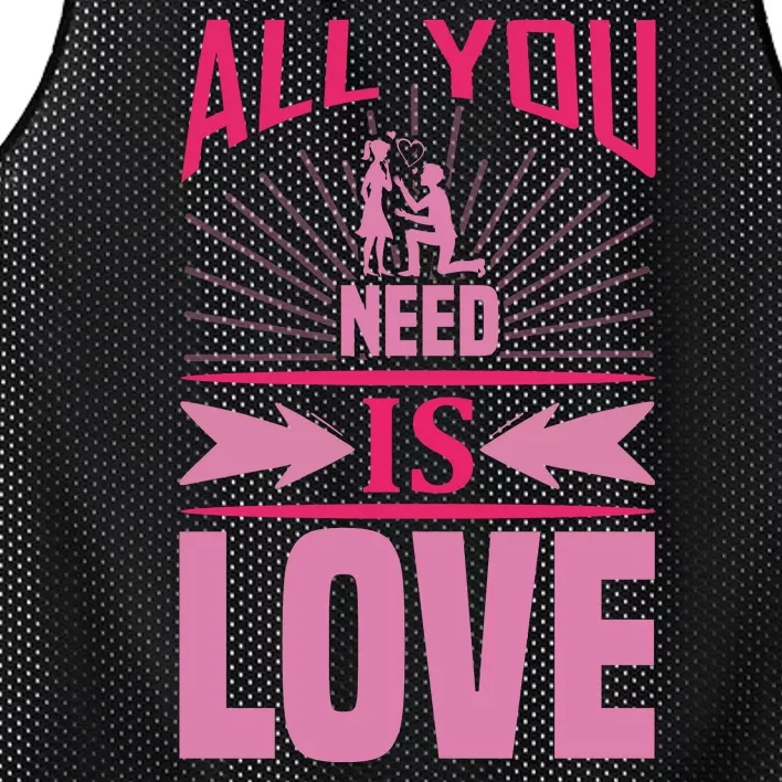 All You Need Is Love Mesh Reversible Basketball Jersey Tank