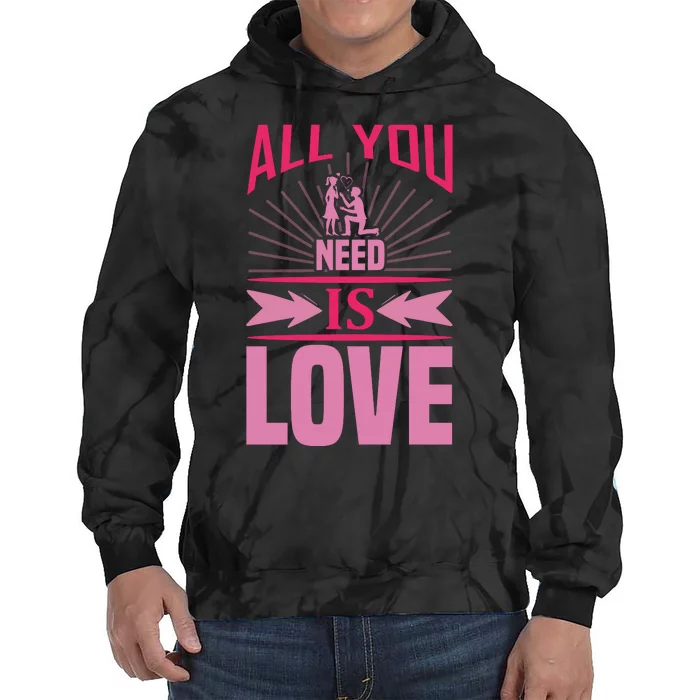 All You Need Is Love Tie Dye Hoodie